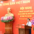 El miembro del Buró Político y permanente del Secretariado del Comité Central del Partido Comunista de Vietnam, Tran Cam Tu, interviene en la conferencia. (Foto: Nhan Dan)
