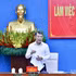 El primer ministro de Vietnam, Le Minh Hung, interviene en la reunión. (Foto: Thanh Giang)