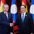 El secretario general del Partido Comunista de Vietnam, To Lam, (izquierda) y el primer ministro de Laos, Sonexay Siphandone (Fuente: VNA)