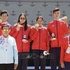 Nguyen Huy Hoang, Vo Thi My Tien, Nguyen Kha Nhi y Mai Tran Tuan Anh ganan la medalla de oro. (Foto: VNA)