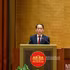 El ministro de Justicia, Hoang Thanh Tung interviene en la reunión. (Fuente: Nhan Dan) 