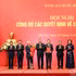 [Foto] Máximo dirigente de Vietnam anuncia decisiones del Buró Político sobre trabajo del personal