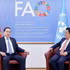 Vista de la reunión entre el presidente de la Asamblea Nacional de Vietnam, Tran Thanh Man, y el director general de la Organización de las Naciones Unidas para la Alimentación y la Agricultura, Qu Dongyu. (Foto: VNA)