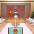 El primer ministro de Vietnam, Le Minh Hung, habla en la cita. (Foto: VNA)