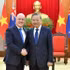 El secretario general del PCV To Lam, recibe al primer ministro de Nueva Zelanda, Christopher Luxon, durante la visita oficial de este último a Vietnam y su participación en el segundo Foro del Futuro de la Asean, el 26 de febrero de 2025 en Hanói. (Foto: DANG KHOA)