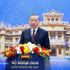 El secretario general del Partido Comunista de Vietnam y presidente de la República, To Lam, pronuncia su discurso en la cita. (Foto: VNA)