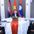 El primer ministro de Vietnam, Le Minh Hung, conversa con sus similares de Camboya y Laos. (Foto: Duong Giang/VNA)