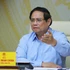 El primer ministro Pham Minh Chinh habla en el evento. (Foto: VNA)