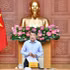 El primer ministro de Vietnam, Le Minh Hung, habla en el evento.