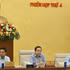 El presidente de la Asamblea Nacional de Vietnam, Tran Thanh Man, preside la reunión.