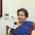 La ex embajadora de la India en Vietnam, Preeti Saran, en la entrevista (Foto: VNA)