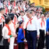 [Foto] Líder vietnamita recibe a destacados miembros de Organización de Jóvenes Pioneros Ho Chi Minh