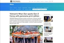 Suplemento del periódico Nhan Dan presentado por WAN-IFRA.