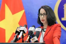 La portavoz de la Cancillería vietnamita, Pham Thu Hang (Foto: VNA)