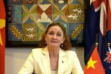 La embajadora de Nueva Zelanda en Hanói, Caroline Beresford (Fuente: VNA)