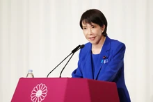 Takaichi Sanae, presidenta del Partido Liberal Democrático y primera ministra de Japón. (Foto: VNA)