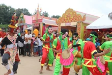 Celebraciones del Festival Ok Om Bok en la provincia de Vinh Long. (Foto: Nhan Dan)
