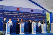 En el acto de lanzamiento. (Foto: Nhan Dan)