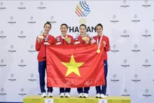 La selección vietnamita de karate. (Foto: VNA)