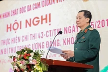 El mayor general Do Hong Lam, vicepresidente ejecutivo de la Asociación de Víctimas del Agente Naranja/Dioxina de Vietnam. (Foto: VNA)