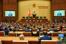 Vista de la sesión de clausura del décimo período de sesiones de la XV legislatura de la Asamblea Nacional de Vietnam. (Foto: Duy Linh)