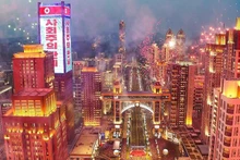 Inauguración de 10 mil viviendas incluidas en la tercera fase del plan de edificación de 50 mil casas en Pyongyang, República Popular Democrática de Corea, el 16 de abril de 2025. (Foto: Yonhap/VNA)