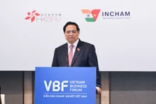 El primer ministro de Vietnam, Pham Minh Chinh, habla en el evento. (Foto: Nhan Dan)