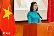 La embajadora de Vietnam en Bulgaria, Nguyen Minh Nguyet. (Foto: VNA)