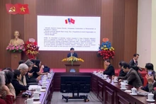 Escena del encuentro. (Foto: Nhan Dan)