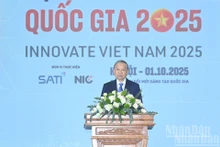 El secretario general del Partido Comunista de Vietnam, To Lam, interviene en la cita. (Foto: Nhan Dan)