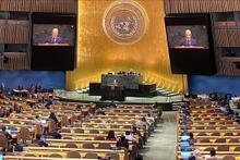 Escena de la reunión. (Foto: VNA)