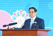 El primer ministro de Vietnam, Pham Minh Chinh, en el foro. (Foto: Nhan Dan)