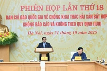 [Foto] Premier vietnamita preside reunión del Comité Directivo Nacional contra la pesca ilegal