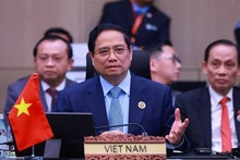 El primer ministro de Vietnam, Pham Minh Chinh, en el evento. (Foto: VNA)