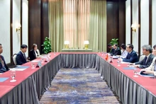 Escena de la reunión. (Foto: Ministerio de Relaciones Exteriores de Vietnam)