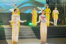 Una presentación de Ao Dai. (Foto: VNA)