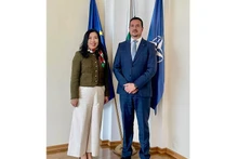 La viceministra de Relaciones Exteriores de Vietnam Le Thi Thu Hang y su homólogo de Bulgaria Nikolay Pavlov. (Foto: VNA)