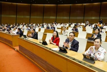 La Asamblea Nacional aprueba la Ley de Funcionarios Públicos (modificada). (Foto: VNA)