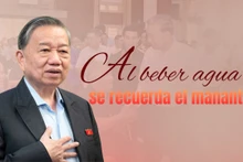 Al beber agua, se recuerda el manantial