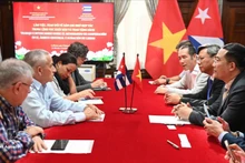 En la cita. (Foto: VNA)