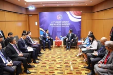 El primer ministro de Vietnam, Pham Minh Chinh, se reúne con el presidente de Filipinas, Ferdinand R. Marcos Jr. (Foto: VNA)