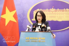 La portavoz del Ministerio de Relaciones Exteriores de Vietnam, Pham Thu Hang. (Foto: VNA)