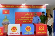 [Foto] Localidades de Ciudad Ho Chi Minh listas para el día de elecciones generales