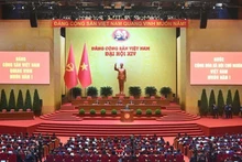 Vista panorámica de la sesión preparatoria del XIV Congreso Nacional del Partido. (Foto: Nhan Dan)