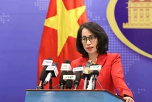 La portavoz del Ministerio de Relaciones Exteriores de Vietnam, Pham Thu Hang. (Foto: VNA)