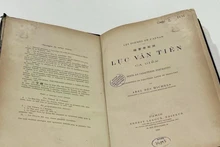 Una obra impresa en “quoc ngu”, datada de 1883. (Foto: VNA)