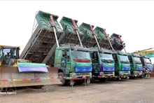 Inicio de la construcción del proyecto del Parque Industrial Vietnam-Singapur en Thai Binh. (Foto: VNA)