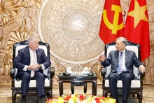 [Foto] Líder partidista de Vietnam se reúne con alto funcionario de la diplomacia estadounidense