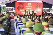 Escena de la ceremonia. (Foto: Nhan Dan)