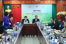 En la conferencia de prensa. (Foto: Nhan Dan)